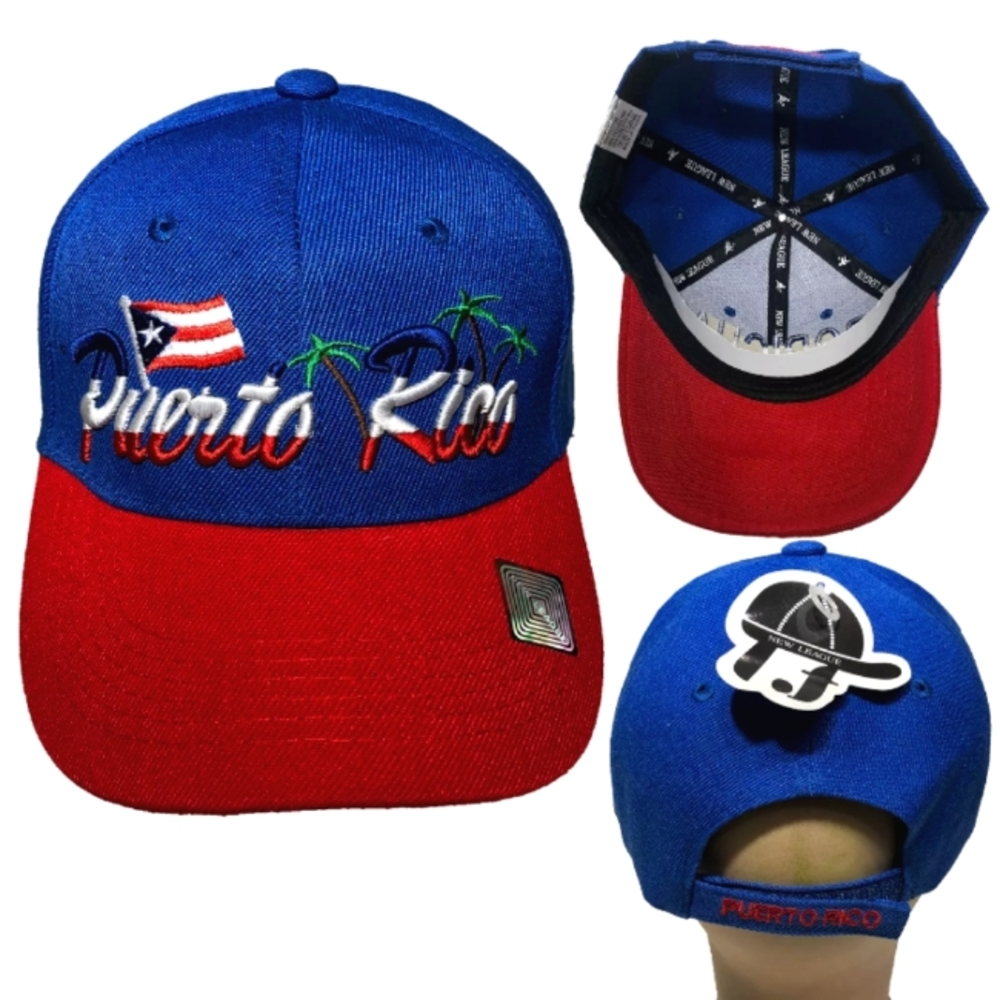 🥳HP🥳 Puerto Rico Embroidered Adjustable Cap